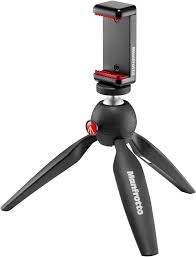 Manfrotto Pixi Smart: Mini Trípode Negro para Smartphone