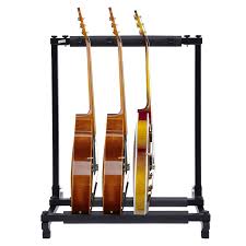 Trípode Universal para Guitarra con 3 Compartimentos