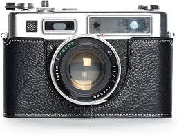 Funda de Piel Artesanal para Yashica Electro 35 - Negra