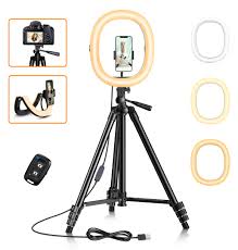 Aro de Luz Plegable Cocoda 12'' con Trípode de 129cm