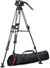 Kit Profesional Manfrotto: Cabezal de Vídeo Fluido 509 y Trípode de Carbono Fast Twin 645