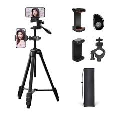 Trípode Ligero 140 cm con Soporte Móvil y Control Remoto