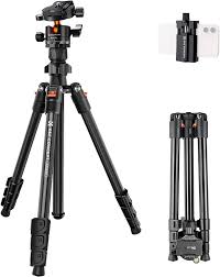 Trípode de Viaje K&F Concept de 163CM para Cámara