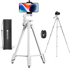 Trípode GEEKOTO 55" para Smartphone con Rotación 360°