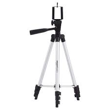Trípode Universal para Smartphone Amazon Basics de Aluminio 127 cm