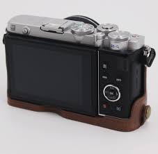 Funda de Piel Sintética para Olympus Pen E-P7 - Diseño Elegante