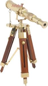 PIRU Telescopio Pequeño de Latón 22