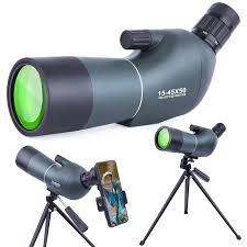 Telescopio Terrestre 15-45x con Trípode y Lente de 50mm