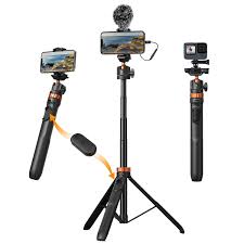 Trípode Móvil MS08 de K&F Concept: Selfie y Más a 158cm