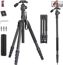 Trípode Manbily 42-188cm con Monopié 195cm para DSLR