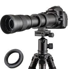 JINTU Lente Telefoto Manual 420-1600mm f8 para Nikon SLR