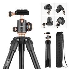 Trípode Portátil Andoer 126cm para DSLR y Videocámaras