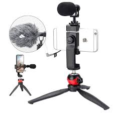 Mini Trípode EACHSHOT con Micrófono para Smartphone