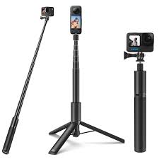 Trípode Selfie Wiseten para GoPro e Insta360 - 120cm