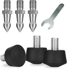 Rigych 6 Piezas de Goma para Trípode de Acero 3/8"-16