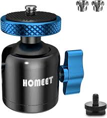Mini Rótula Trípode Homeet 25mm - Carga 10 Kg