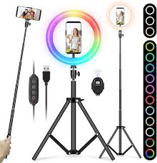 Aro de Luz YISSVIC 10'' con Trípode y Control Remoto