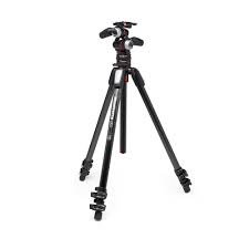 Kit Trípode Manfrotto de 3 Secciones con Rótula de 3 Vías