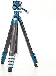 Trípode Benro CyanBird de Fibra de Carbono 5 Secciones con Cabezal FS20PRO