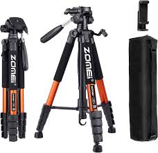 Trípode Profesional ZOMEi 188 cm: Resistente y Versátil