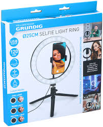 Anillo de Luz Selfie Grundig con Trípode