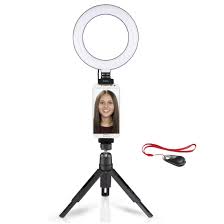 Anillo de Luz LED con Trípode Ajustable para Smartphone y Tablet