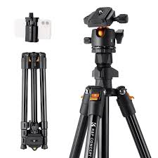 Trípode de Viaje K&F Concept: Compacto y Versátil para DSLR