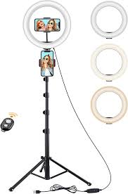 10" Aro de Luz con Trípode para Móvil TIK
