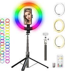 Anillo LED con Trípode para Smartphone