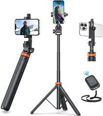 EUCOS - Trípode y Palo Selfie de 62 Pulgadas para iPhone