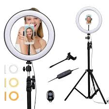 Kit Profesional: Aro de Luz de 10'' con Trípode de 2