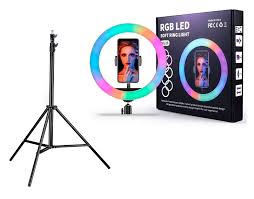 RevolutionLine - Aro de Luz LED 26 cm con 9 Colores
