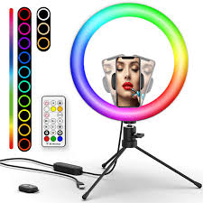 Aro de Luz 10.2" RGB con Trípode