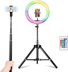 Aro de Luz RGB Vingtank con Trípode de 10.2