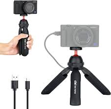 Mini Trípode de Mesa con Mango para Cámaras Sony y DJI