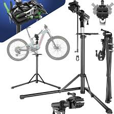 Soporte Plegable para Bicicleta con Bandeja Magnética