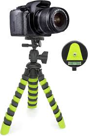 Mini Trípode Flexible MyGadget - Soporte Portátil 360° Verde