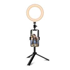 Railee Aro de Luz LED con Trípode para Móvil 6''