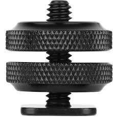 Soporte de Zapata para Cámara con Adaptador de Tornillo