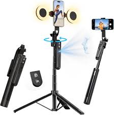 Trípode Facial Automático y Luz yAyusi 360
