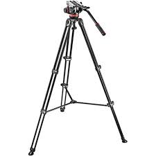 Trípode Telescópico Manfrotto MVK502AM para Vídeo - Negro