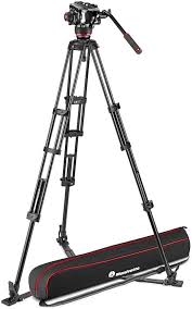 Manfrotto 504X: Cabezal Fluido y Trípode de Aluminio