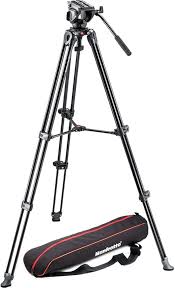 Trípode Manfrotto MVK500AM con Bolsa de Transporte - Negro