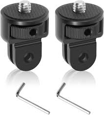 Adaptador Giratorio de Metal para Trípode GoPro - 2 Piezas