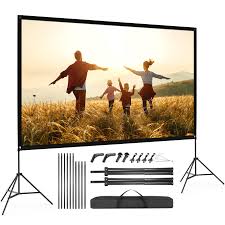 Pantalla Proyector Portátil VISULAPEX 100" 4K con Trípode