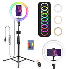 Anillo de Luz LED RGB OneAmg para TikTok - 10.2”