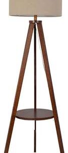 Lámpara de Pie Trípode de Madera