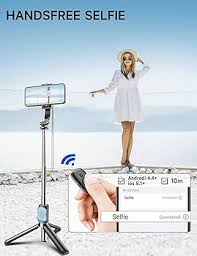 Selfie Stick 42'' con Luz y Trípode Extensible