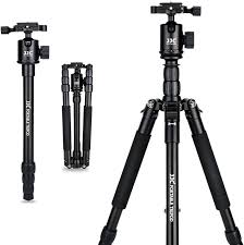 Cámara Trípode Ligero 57" con Monopié y Rótula 360° para Canon