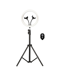 Aro de Luz LED Ksix 12" con Trípode de 160cm y Control Remoto